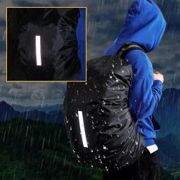 Mochila reflexiva à prova d'água 30-40l, capa de chuva para esportes ao ar livre, noite, ciclismo, luz de segurança, capa de chuva, acampamento, caminhadas - Image 4