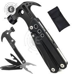 Multitool alicate multifuncional garra martelo ferramenta de aço inoxidável com bainha para ao ar livre - Image 4