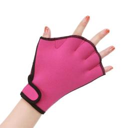 Natação Flutuante Hand Fins, Material de mergulho, Web mão, Pés de pato, Skimming, Palm Paddle, Water Sports Training Equipment, 2pcs - Image 2