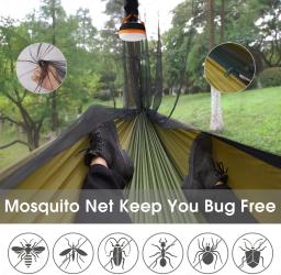 Anti-outdoor camping rede com mosquiteiro e chuva tenda, equipamentos de sobrevivência, suprimentos portáteis - Image 5