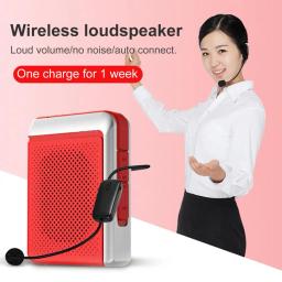 Amplificador de voz alto volume amplificar som sensível bluetooth-compatível portátil megafone fone de ouvido microfone para professores - Image 1
