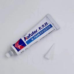 Borracha de silicone cola eletrônica, RTV, branco, preto, transparente, Organosilicon adesivo, Kafuter, K-704B - Image 2