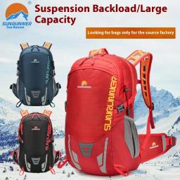 35l caminhadas mochila saco de grande capacidade viagem acampamento escalada mochila leve ciclismo bicicleta saco esportivo - Image 2