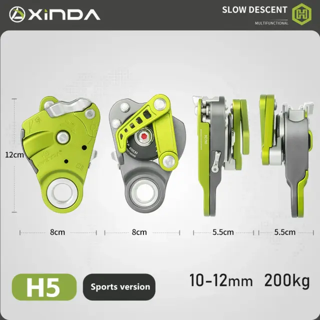 Xinda - Equipamento de Escalada ao Ar Livre com Segurança e Dispositivo de Rapel para Trabalhos em Altura