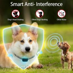 Dispositivo anti latido para cão de estimação, USB ultra-sônico, inteligente, elétrico, colar de treinamento, vibração, impermeável, suprimentos - Image 4