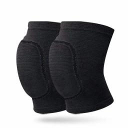 1 par de joelheiras esportivas de vôlei para homens, mulheres, crianças, macias e respiráveis, joelheiras protetoras, futebol, dança, yoga, tênis, corrida, ciclismo - Image 1
