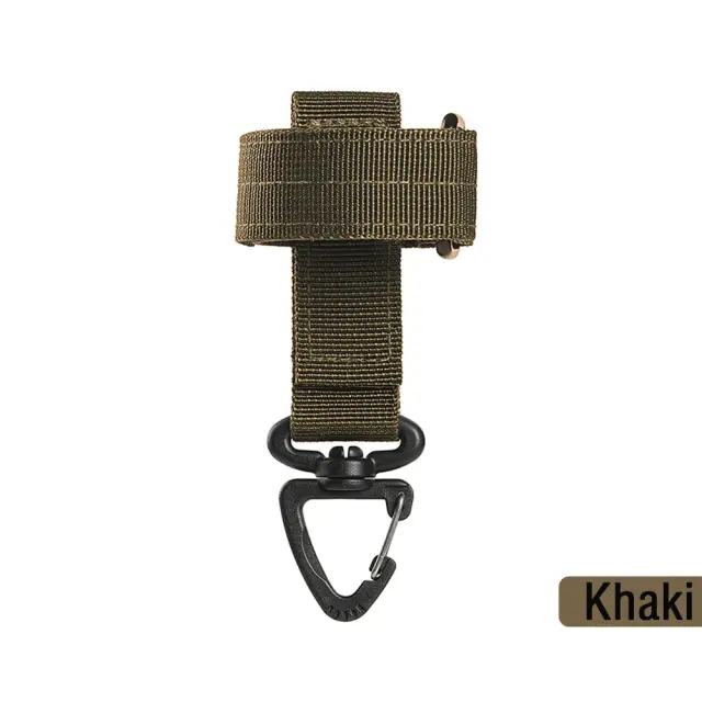 Luvas de Nylon Multiuso com Gancho e Corda para Escalada, Camping e Trabalho ao Ar Livre com Sistema Anti-perda e Clip de Segurança
