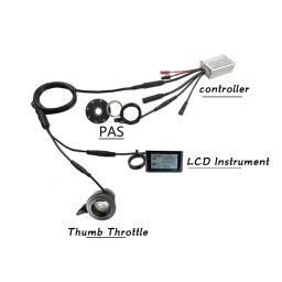 Bicicleta elétrica Conversão Kit, Modificação Motor Set, impermeável, 250W, 350W - Image 3