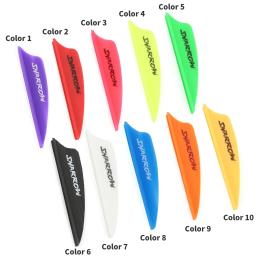 DIY Rubber Air Groove Seta Eixo Coletes, Archery Arrow Feather, arco ao ar livre, caça, Tiro Acessórios, 1.75 ", 50Pcs - Image 6