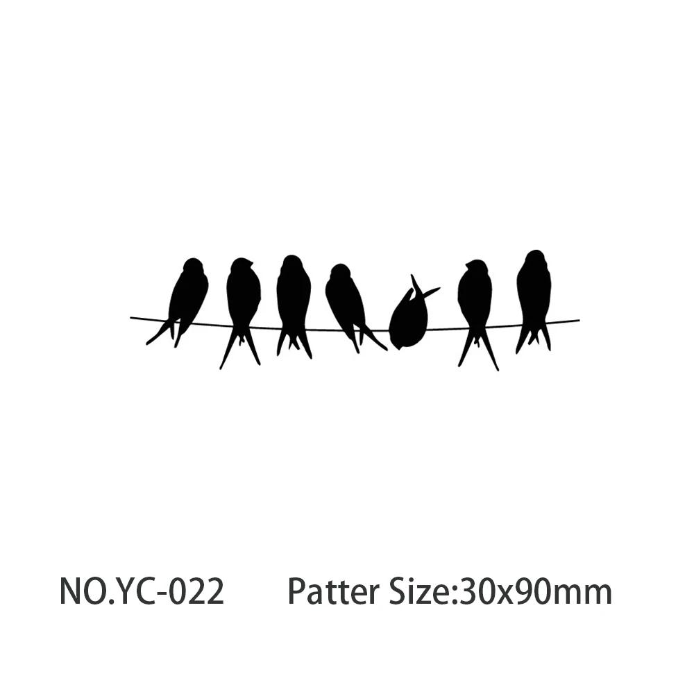 Selos claros de animais da floresta selvagem, coleção de silhuetas para Scrapbooking DIY, artesanato de cartão decorativo, suprimentos divertidos - Image 1