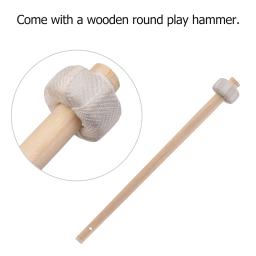 Pratos de tambor de mão em cobre, instrumento de percussão com martelo redondo, capela, ópera, 15cm, 22cm, 30cm - Image 3