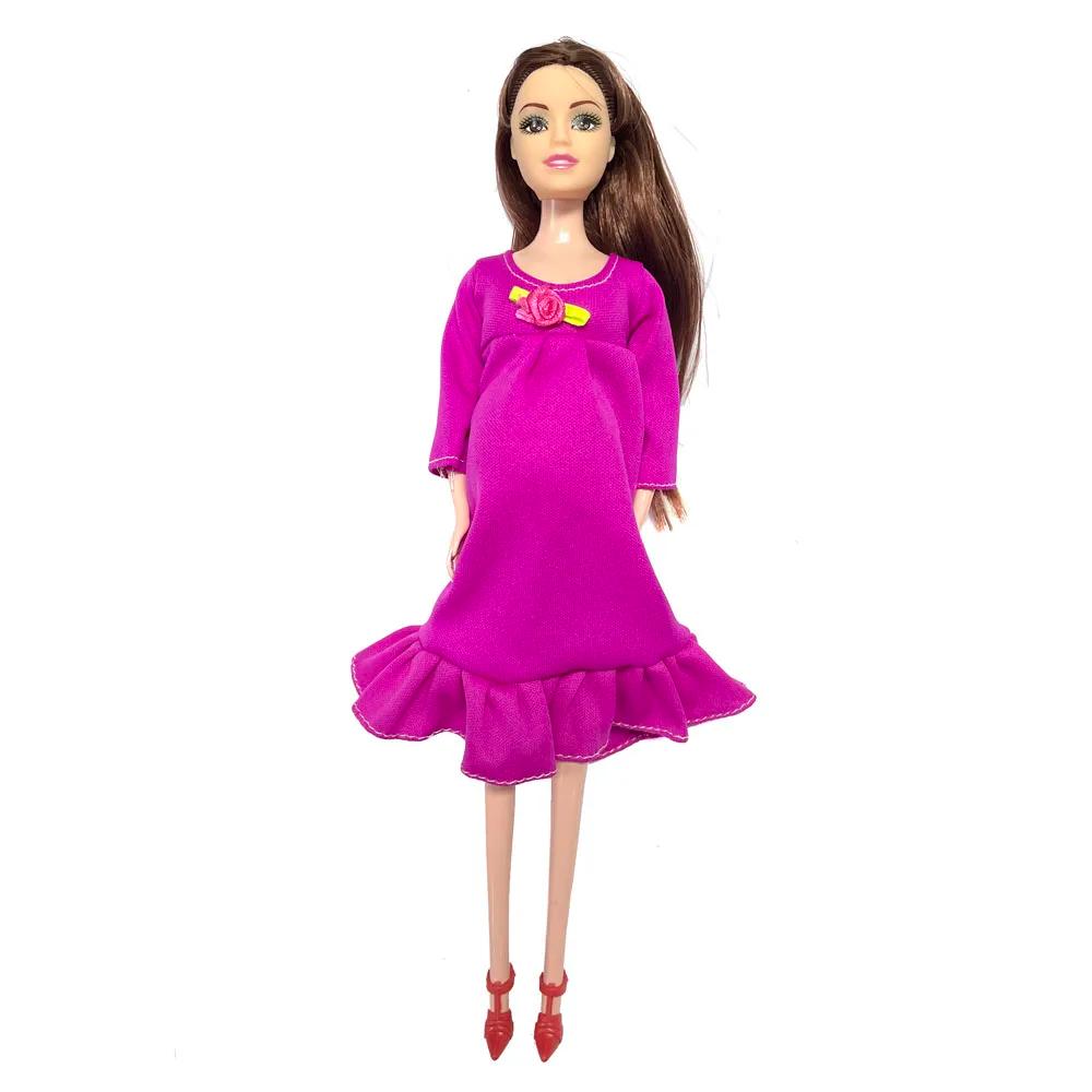 Brinquedo do bebê gravidez boneca conjunto boneca grávida terno boneca tem um bebê na barriga para barbie boneca criança brinquedo educativo - Image 1