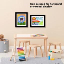 Molduras de arte mutáveis para crianças, moldura magnética, frente aberta, quadro cartaz, foto desenho pinturas, fotos display, decoração de casa - Image 3