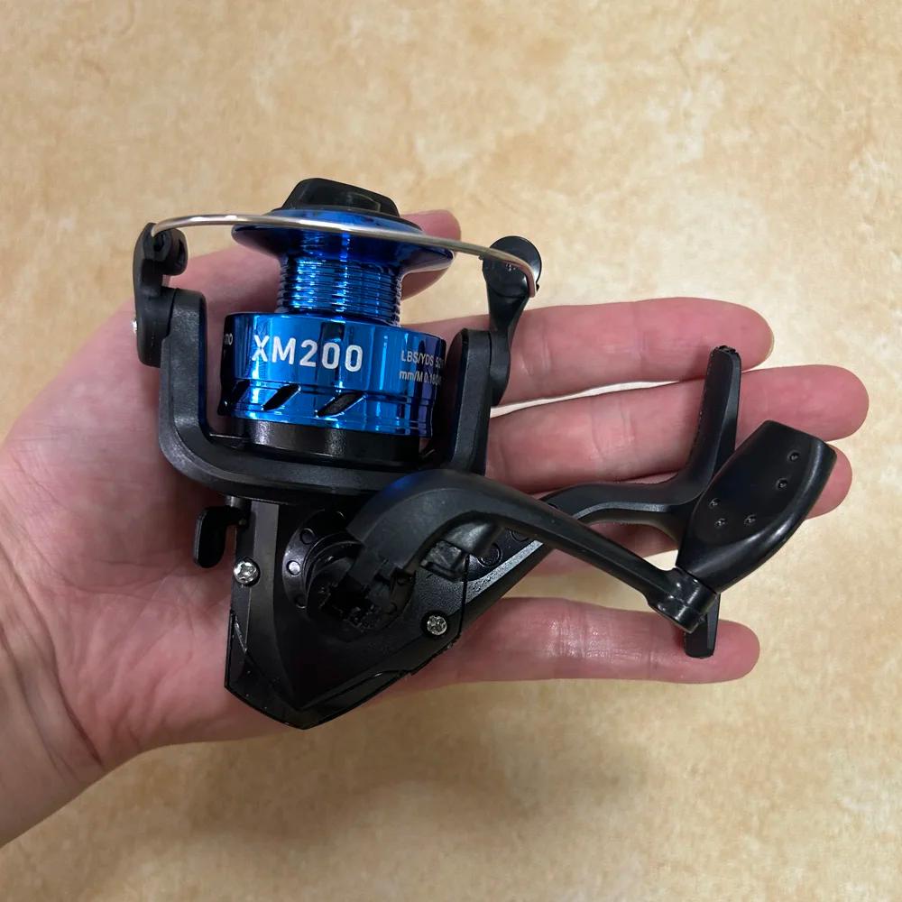Carretilhas de pesca giratórias de plástico 5.2:1 roda molinete isca de pesca roda navio fundição de isca pesca voadora corrico - Image 1