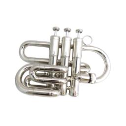 Instrumentos musicais pistões trombone bb tom de bronze amarelo corpo laca com caso bocal - Image 4