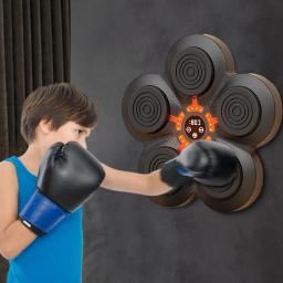 Música Boxing Machine para Adultos e Crianças, Treinador de Perfuração, Esportes Fitness, Parede, Bluetooth 5.0, Exercício em Casa, Treinamento de Resposta - Image 5