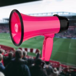 Megafone Handheld Bullhorn para esportes ao ar livre, ajustável, 25W - Image 2