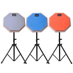 Madeira Drum prática Pad com suporte ajustável, Snare Drum prática Pad, à prova de choque, treinamento, borracha, 8" - Image 6