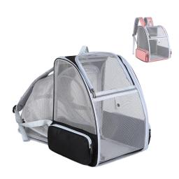 Suprimentos para animais de estimação ir para fora gato saco cachorro respirável mochila simples viagem grande capacidade dobrável expansível saco para animais de estimação - Image 1