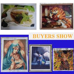 Meian foto personalizada própria imagem conjunto de ponto cruz kit bordado 11ct algodão ou linha de seda pintura diy bordado tela impressa - Image 3