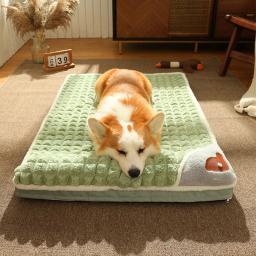 Tapete de cama destacável para cães pequenos médios e grandes, Confortável casa de cachorro, Suprimentos macios, Proteger a coluna cervical, Indoor e Large Dogs - Image 3