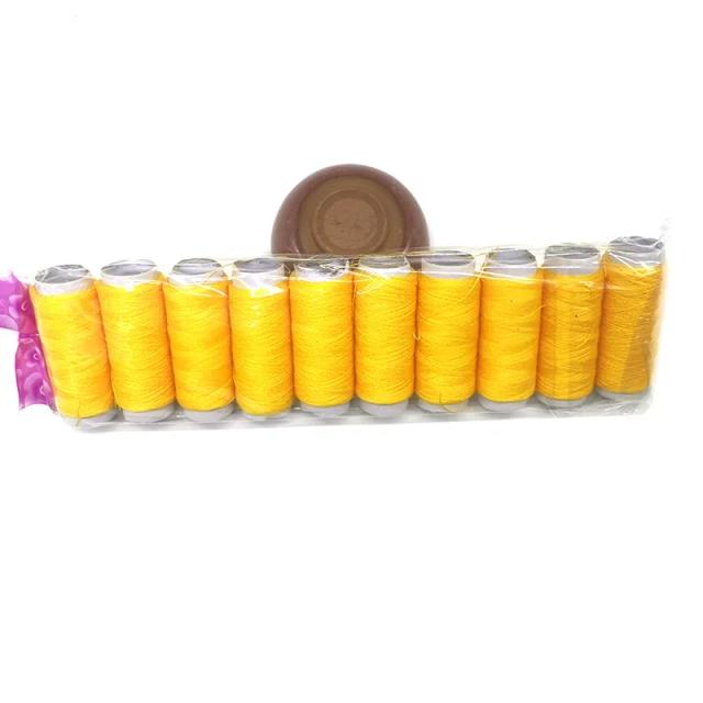 Kits de Costura com 10 Carretéis de Linha de Poliéster de 200 Jardas para Bordado e DIY