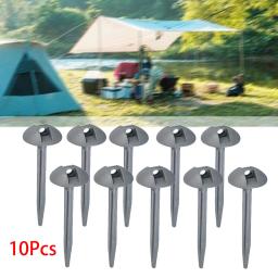 Estacas da barraca Pegs para barracas Camping, pregos Shaped, Tarp abobadado, Jardim Stakes, jardinagem Canopy, quintal, 10x - Image 4