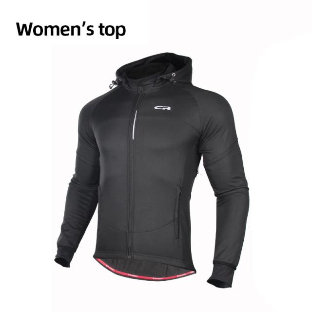 Conjunto de Vestuário Impermeável para Ciclismo: Calças Térmicas em Fleece, Roupa à Prova de Chuva e Jersey à Prova de Vento para MTB no Inverno