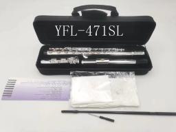 Flauta Banhada a Prata, 16 Buraco com Chave E, Fluta De Cobre Branco, Instrumento De Música Transversal, YF-471SL - Image 2