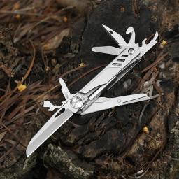 Multitool Folding Knife, Ferramentas ao ar livre, Canivete, Camping, Equipamento de caminhada, Tesoura, Garrafa para abridor, Serra - Image 1