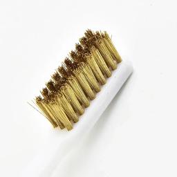10 pçs escova de fio de bronze metal remover escovas de ferrugem escova de limpeza de metal industrial para máquina de limpeza de sujeira polimento - Image 6