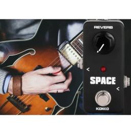 Kokko espaço reverb pedal de efeito guitarra elétrica FRB-2 pedal reverb portátil instrumentos musicais peças acessório guitarra elétrica - Image 6