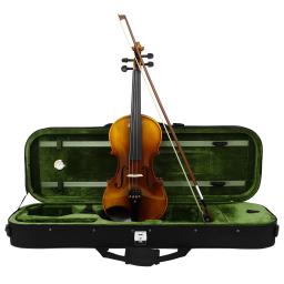 Astonvilla violino com Ebony Fingerboard, AV-610, 4/4, Spruce Painel, Bege Back, caso, arco, afinador, violino peças e acessórios - Image 2