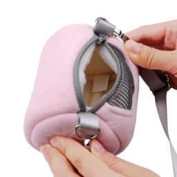 Portadores respiráveis para pequenos animais, Gaiola para coelho, Hamster, Chinchilla, Travel Warm Bags, Carry Pouch Bag, Pet Carrier Bag - Image 2