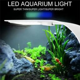 Super Slim À Prova D' Água LED Aquário Luz, Clip-On Lâmpada, Aquário, Planta Crescer Iluminação, Plug UE, Fish Tank Suprimentos, 1Pc - Image 5