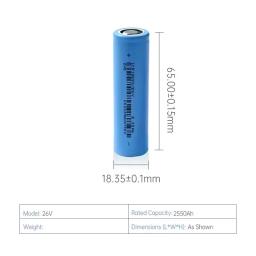 Bateria Recarregável EVE, Célula De Lítio, 18650, 2500mAh, 3.6V, Capacidade 2550mAh, 18650 - Image 3