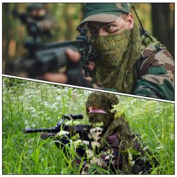 Cachecol de camuflagem grande para homens, sniper caçador, lenço de malha, véu de ciclismo, camping, caça, pesca, caminhadas - Image 2