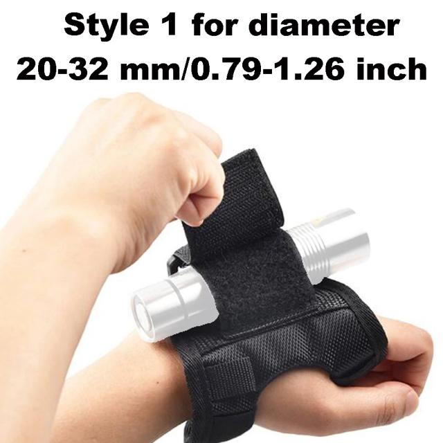 Luva Lanterna Ajustável para Mergulho e Ciclismo com Suporte para Tocha