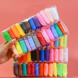 Argila super leve com ferramentas para modelagem DIY, argila colorida segura e não tóxica para crianças, argila seca ao ar, 36 cores - Image 2