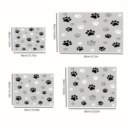 Tapete absorvente para animais, Multiuso, Design Criativo de Impressão, Lavável, Fácil Limpeza, Cães e Gatos, À Prova de Vazamento, 1pc - Image 3