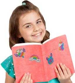 DIY pintura adesivos kits para crianças, decoração artesanal, mosaico adesivo, kit pintura por números, artesanato para meninas e meninos, presente - Image 5