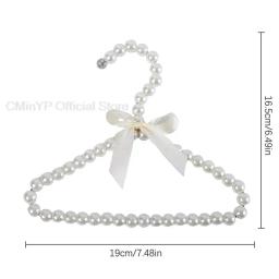 Cabide com pérolas arco para animais de estimação, cabides, rack de roupas para cachorro, cachorro e gato, pano de gatinho, acessórios de guarda-roupa, 1pc - Image 2