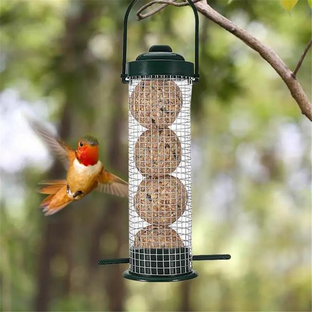 Comedouro para Aves Selvagens com Alça para Pendurar - Alimentador de Beija-flor e Outros Pássaros ao Ar Livre