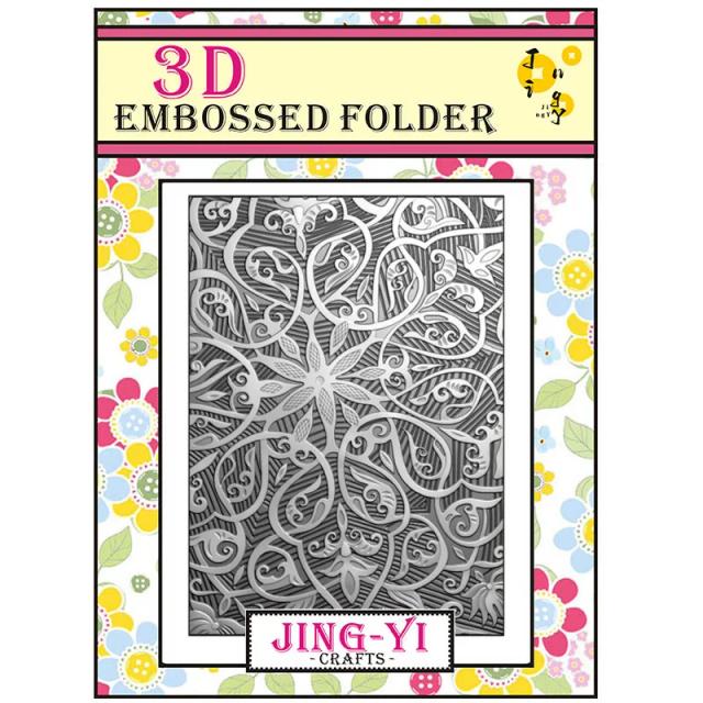Pasta Em Relevo para Artesanato DIY: Suprimentos e Ferramentas para Scrapbooking e Decoração 3D - Lançamento 2024