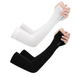 Luvas de proteção solar UV, luvas sem dedos de ciclismo, Muff legal, seda de gelo, capa elástica do braço, condução, anti-queimaduras solares, verão, 1-10 par - Image 6