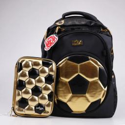 Saco de escola para crianças, mochila de futebol dourada estudantil, smiggle australiano genuíno, presente de aniversário e Natal - Image 3