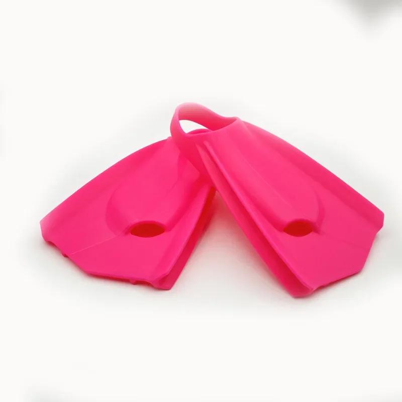 Barbatanas de silicone profissionais para treinamento de mergulho, sapatos de sapo, equipamento de mergulho, barbatanas curtas para adultos, sapatos de mergulho gratuitos - Image 1