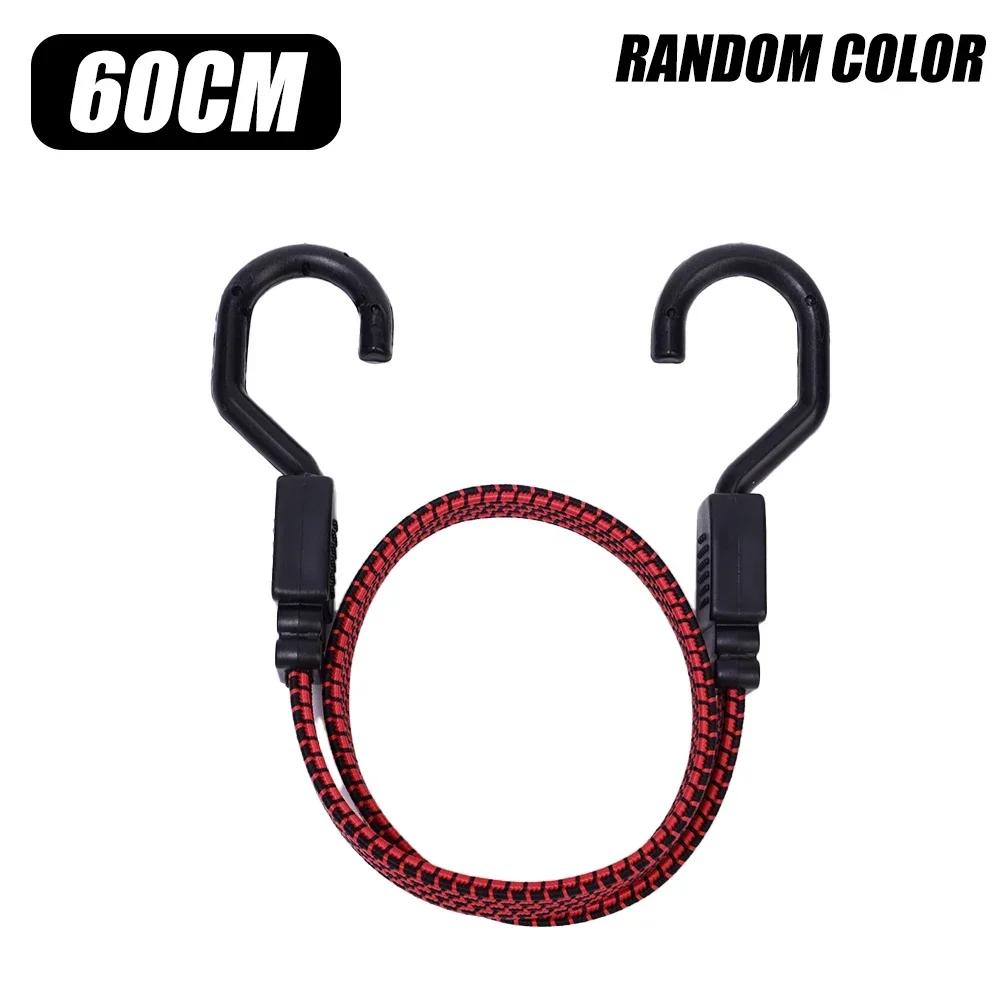 Cabos elásticos com gancho, Correia de Bungee de bagagem, Anti Slip, Corda de elasticidade plana para motocicleta, Bicicletas - Image 1