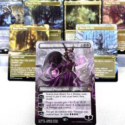 Cartões BLB BLC MH3 OTP HOLO7-I02 Tcg proxys Magical Three Tree City Ygra, Eater of All Maha, as Sua Penas Noite Reunir - Image 5