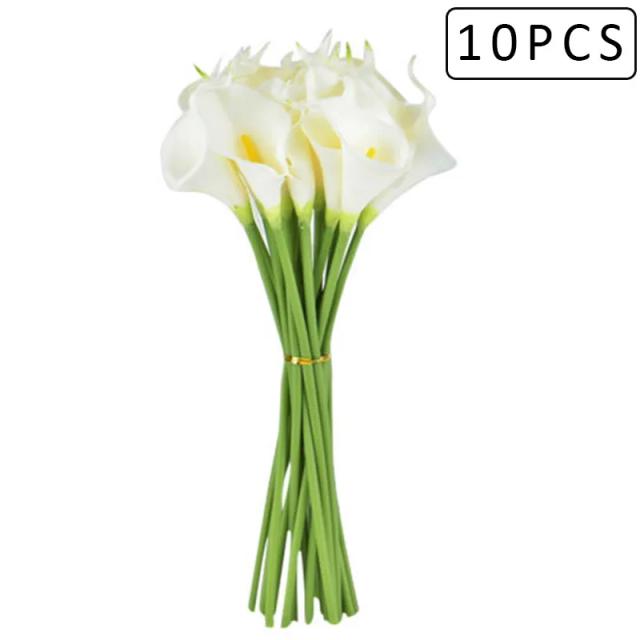 Flores Artificiais para Decoração de Casamentos e Eventos Especiais - Kit com 10 Unidades de Adereços Criativos